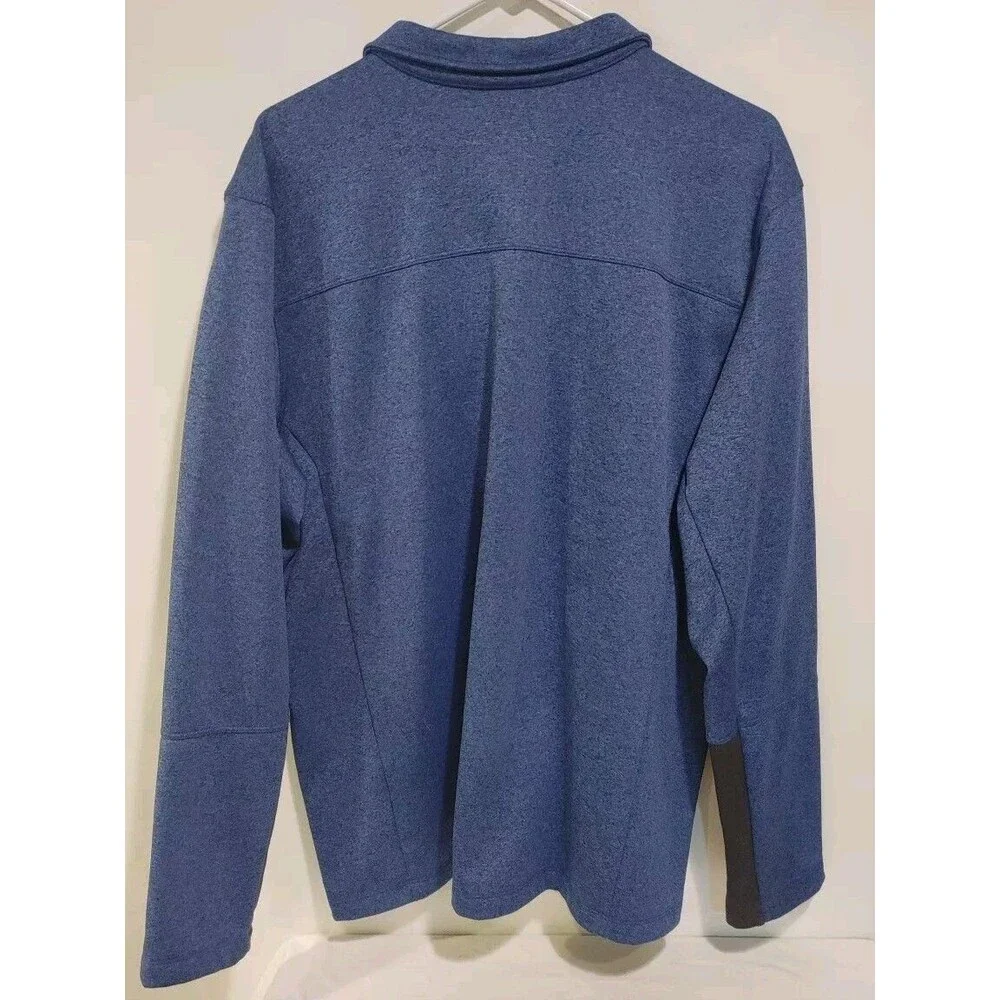The North Face Jacket Blue 1/2 Zip Pullover Outdoor Performance Men's XL
